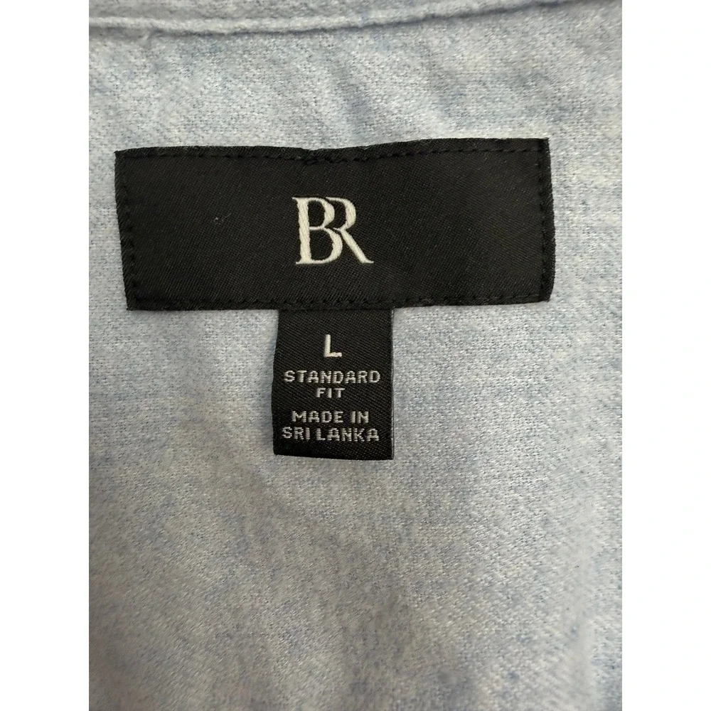 Banana Republic Men's Light Blue Button Down Shirt Large‎ Standard Fit Cotton